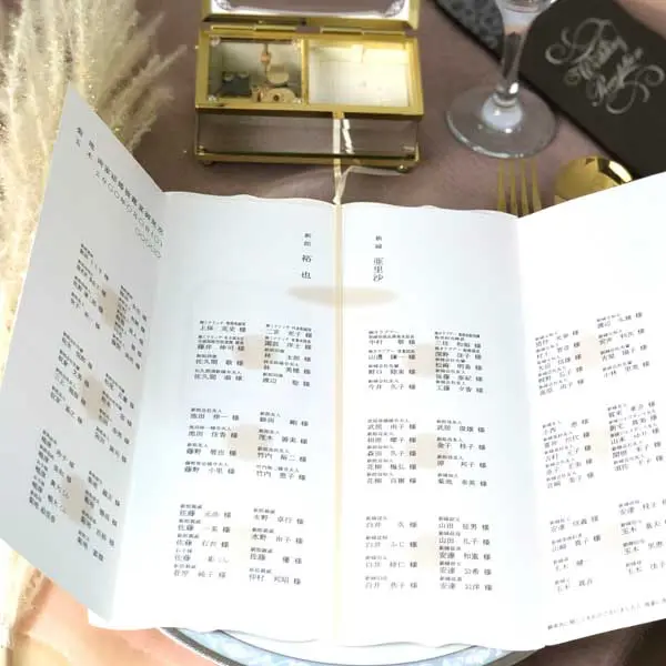 グラン 席次表 10部セット B4 印刷なし 手作り キット | 株式会社Lind